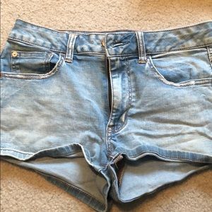 American Eagle jean shorts.